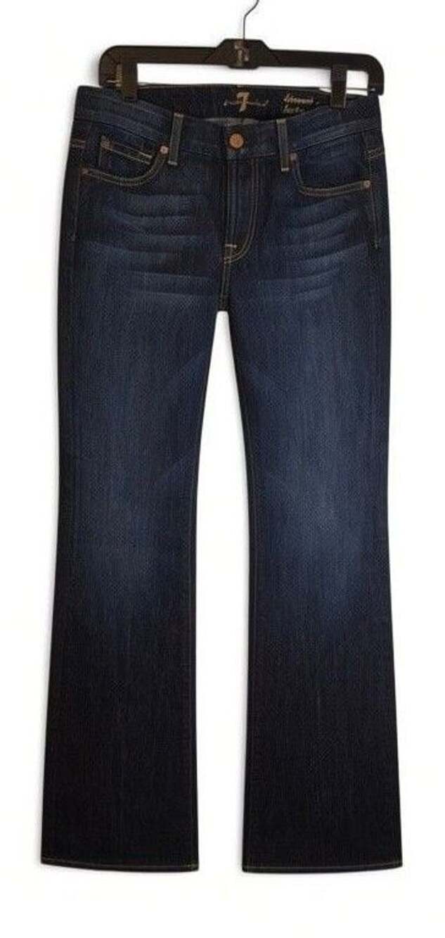 7 For All Mankind Kimmie Bootcut Jeans Dark Wash Sz 28